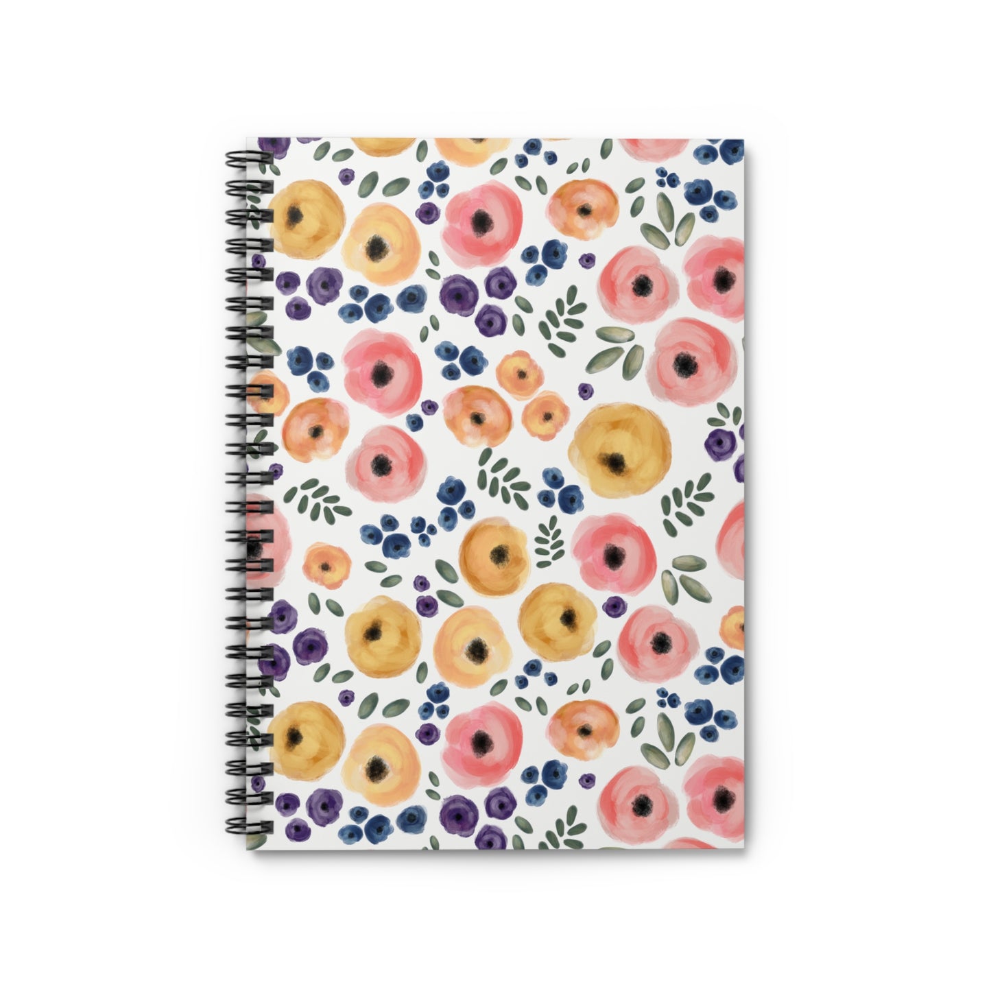 Floral Spiral Notebook