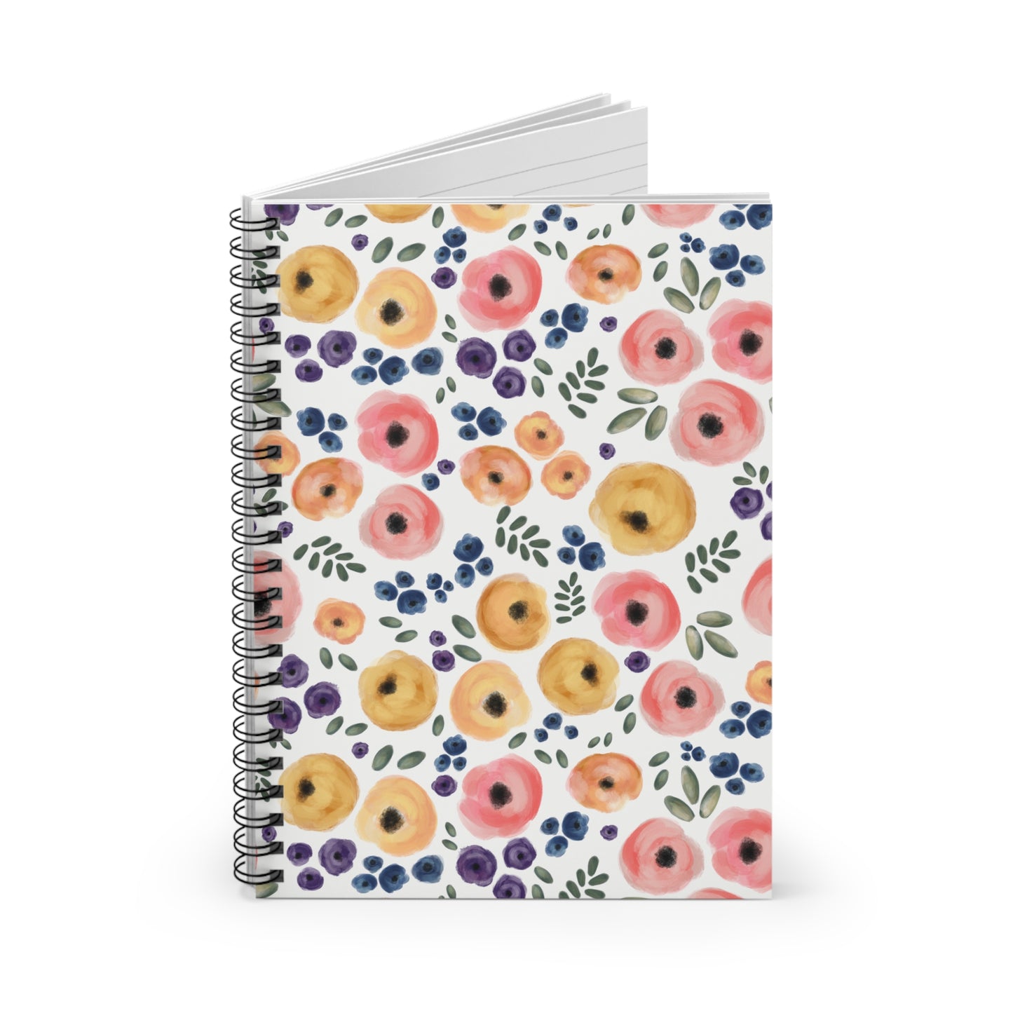Floral Spiral Notebook