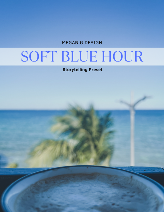 Soft Blue Hour Mobile Preset
