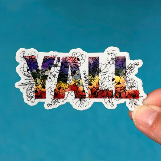 Y’ALL rainbow | Sticker