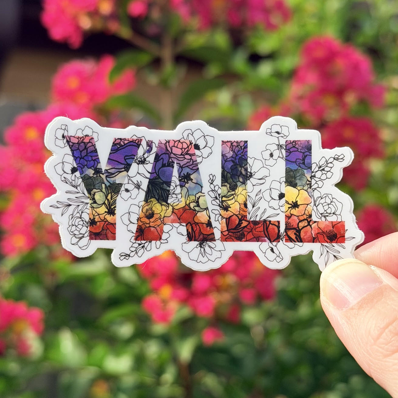 Y’ALL rainbow | Sticker