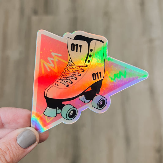 011 Skate | Holographic Sticker