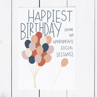 Happy Birthday | Social Distancing | Greeting Card