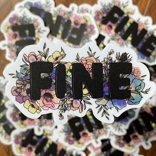FINE | Sticker