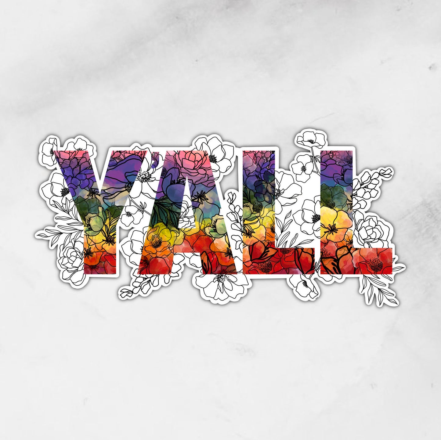 Y’ALL rainbow | Sticker