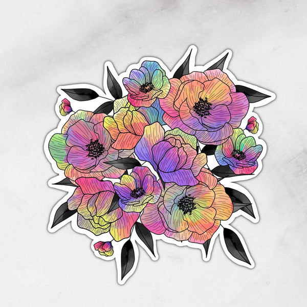 Neon Bouquet | Sticker