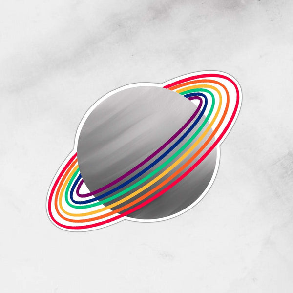Rainbow Planet | Sticker
