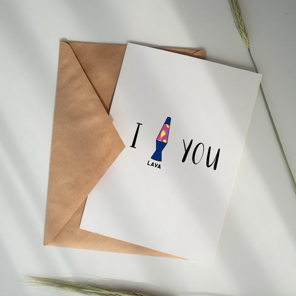 I Lava You | Greeting Card