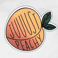 just peachy sticker