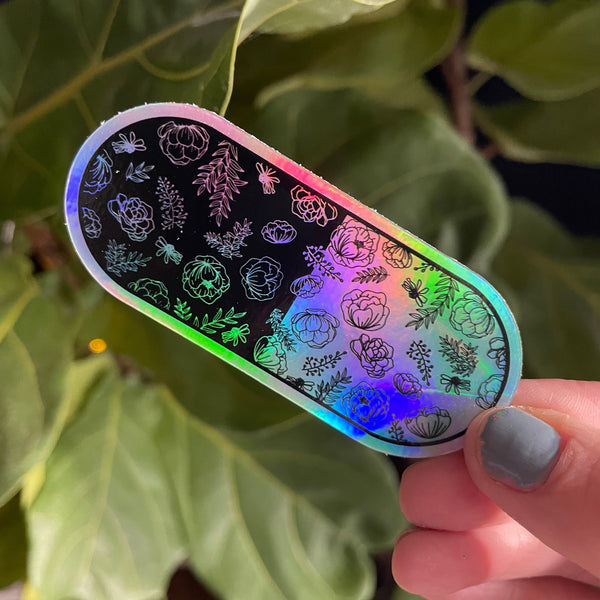 Pill | Holographic Sticker