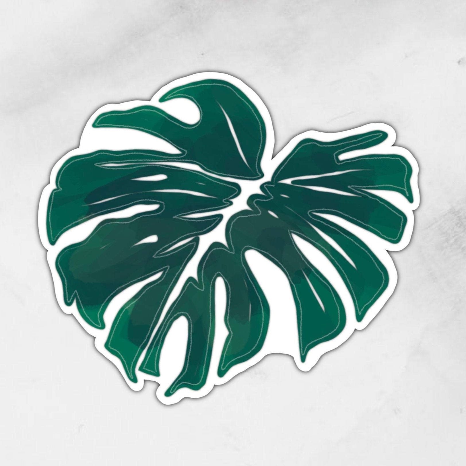 monstera sticker