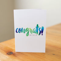 Congrats! Don't F it Up | Greeting Card